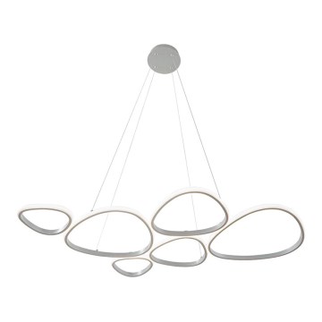 Suspension LED sur câble HELIX LED/61W/230V argentée