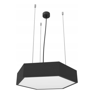 Suspension LED sur câble LED/20W/230V noir