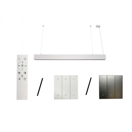 Suspension LED sur câble LED/55W/230V 3000/4000/6500K 120 cm blanche