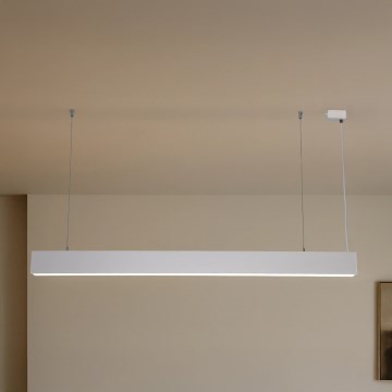 Suspension LED sur câble LED/55W/230V 3000/4000/6500K 120 cm blanche