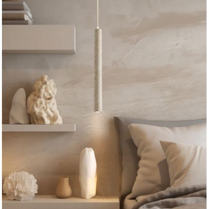 Suspension LED sur câble LEONARD LED/7W/230V beige
