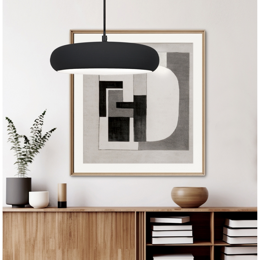 Suspension LED sur câble LOGAN LED/11W/230V noir