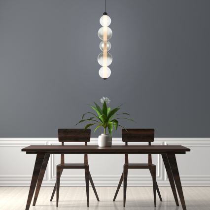 Suspension LED sur câble LUMMI LED/19W/230V noir/fumé