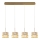 Suspension LED sur câble LUXE LED/46W/230V, laiton