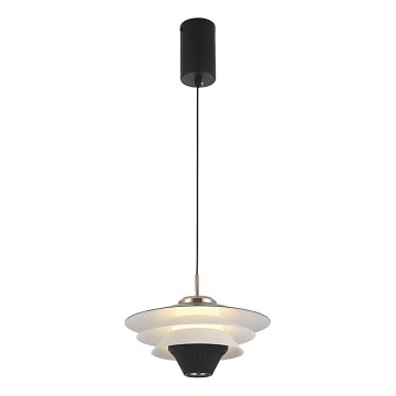 Suspension LED sur câble MANLEY LED/5W/230V noir/blanc