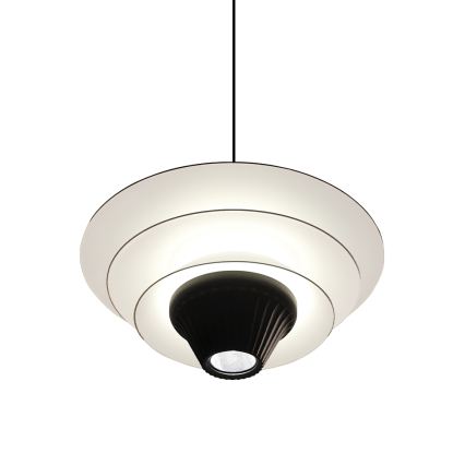 Suspension LED sur câble MANLEY LED/5W/230V noir/blanc
