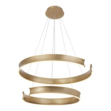 Suspension LED sur câble MARLEN LED/84W/230V dorée
