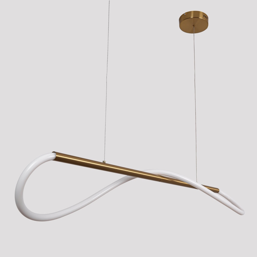 Suspension LED sur câble MELECA LED/24W/230V 3000/4000/6000K 100 cm dorée