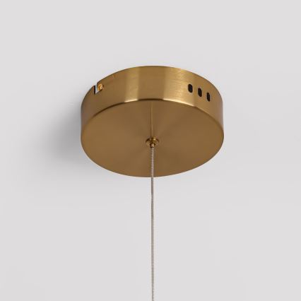 Suspension LED sur câble MELECA LED/24W/230V 3000/4000/6000K 100 cm dorée