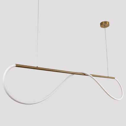 Suspension LED sur câble MELECA LED/36W/230V 3000/4000/6000K 160 cm dorée