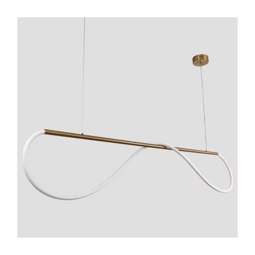 Suspension LED sur câble MELECA LED/36W/230V 3000/4000/6000K 160 cm dorée