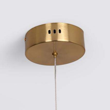 Suspension LED sur câble MELECA LED/36W/230V 3000/4000/6000K 160 cm dorée