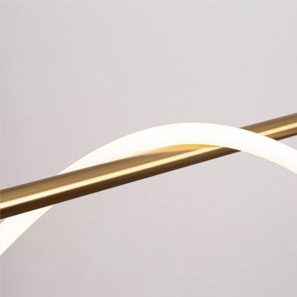 Suspension LED sur câble MELECA LED/36W/230V 3000/4000/6000K 160 cm dorée