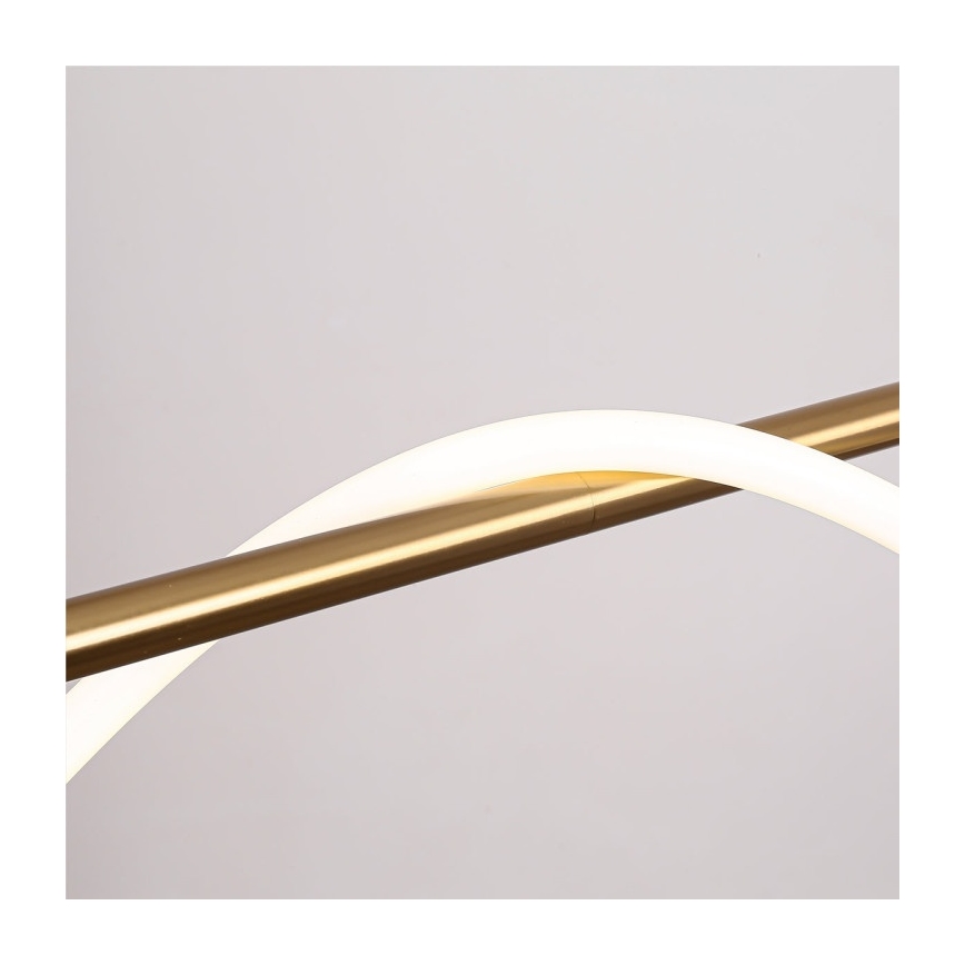 Suspension LED sur câble MELECA LED/36W/230V 3000/4000/6000K 160 cm dorée