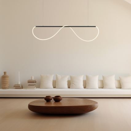 Suspension LED sur câble MELECA LED/36W/230V 3000/4000/6000K 160 cm noir