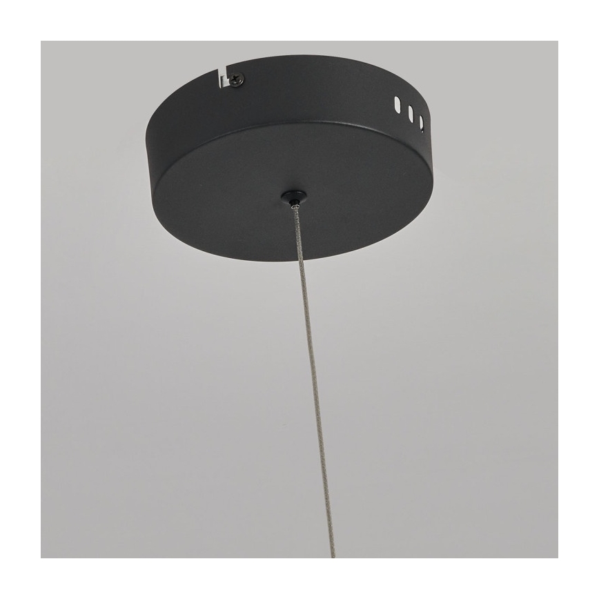 Suspension LED sur câble MELECA LED/36W/230V 3000/4000/6000K 160 cm noir