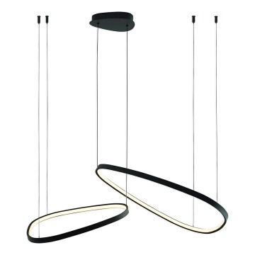 Suspension LED sur câble MICHELLE, 48 W, 230 V, 4000 K, noire