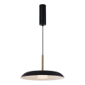 Suspension LED sur câble NUDO LED/11W/230V 3000/4000/6000K noire