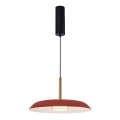 Suspension LED sur câble NUDO LED/11W/230V 3000/4000/6000K rouge