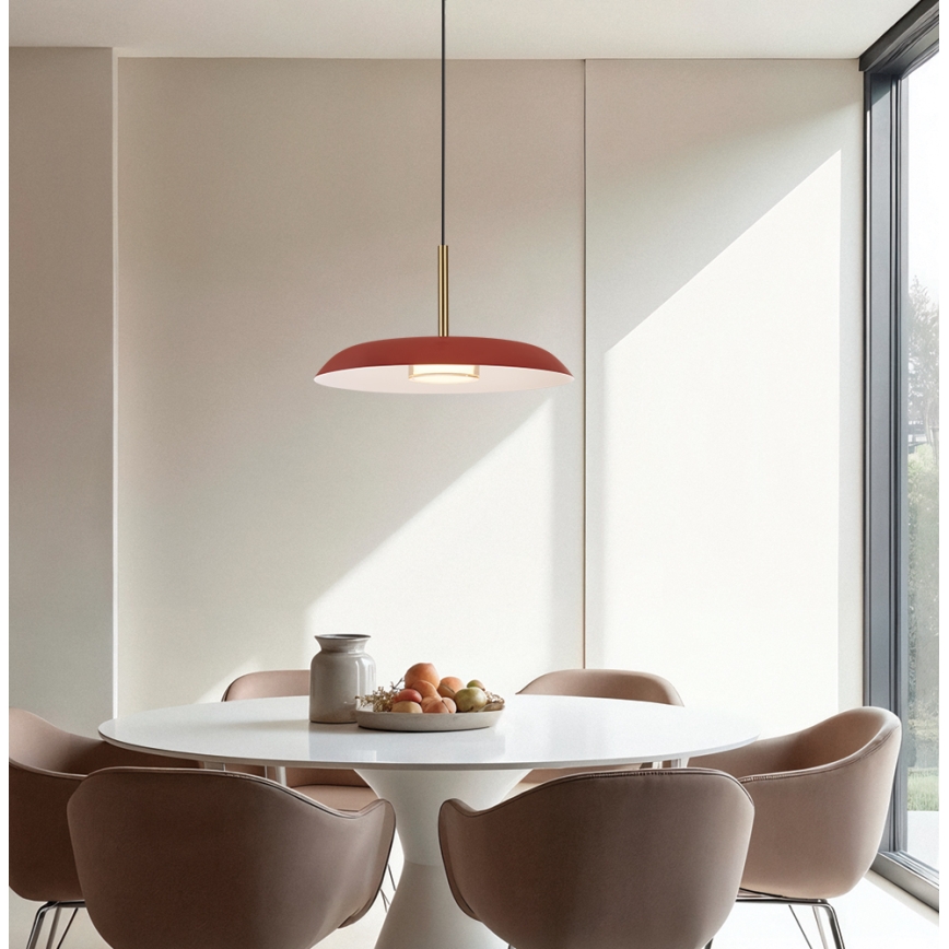 Suspension LED sur câble NUDO LED/11W/230V 3000/4000/6000K rouge
