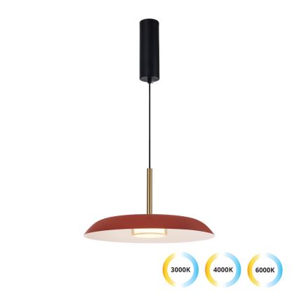 Suspension LED sur câble NUDO LED/11W/230V 3000/4000/6000K rouge