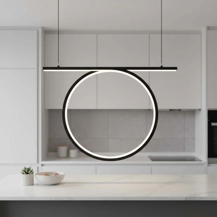 Suspension LED sur câble ODETTA LED/30W/230V 4000K noire