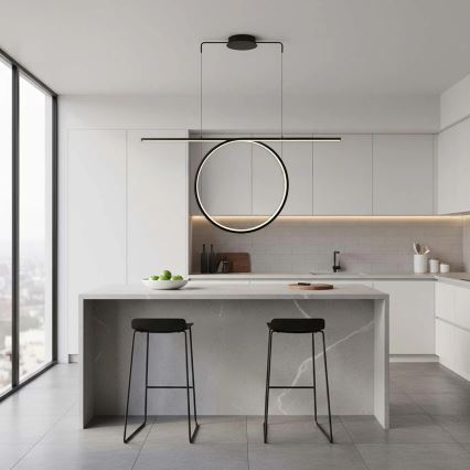 Suspension LED sur câble ODETTA LED/42W/230V 4000K noire