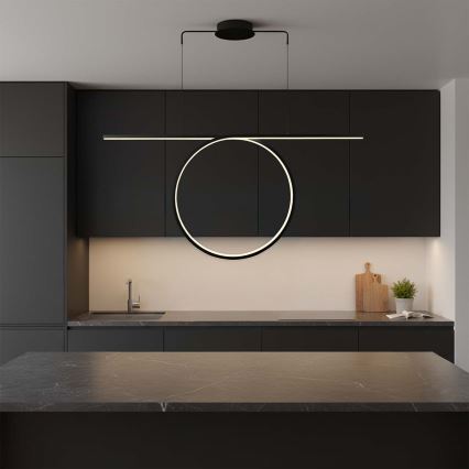 Suspension LED sur câble ODETTA LED/42W/230V 4000K noire