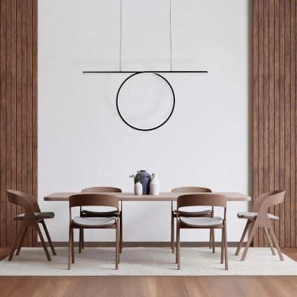 Suspension LED sur câble ODETTA LED/42W/230V 4000K noire