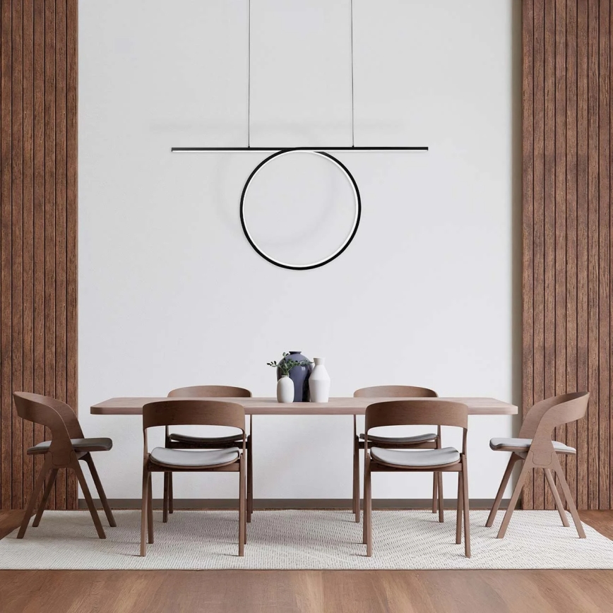 Suspension LED sur câble ODETTA LED/42W/230V 4000K noire