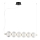 Suspension LED sur câble PELLUCID LED/23W/230V dorée/transparente