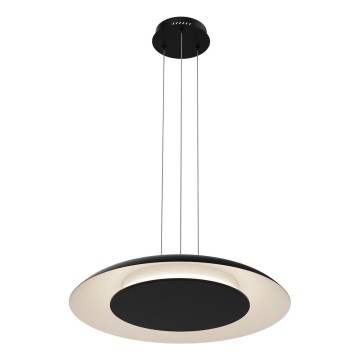 Suspension LED sur câble PIATTINO, 30 W, 230 V, 2700/3200/4000 K, Ø 40 cm, noire