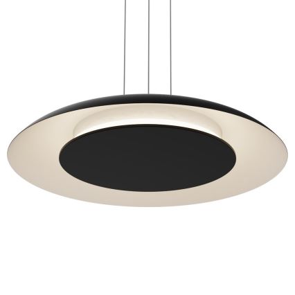 Suspension LED sur câble PIATTINO, 30 W, 230 V, 2700/3200/4000 K, Ø 40 cm, noire