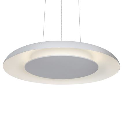 Suspension LED sur câble PIATTINO — 30 W, 230 V, 2700/3200/4000 K, Ø 40 cm, blanc
