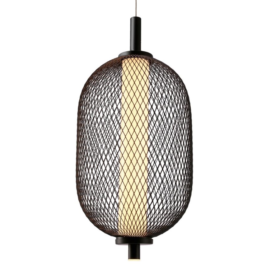 Suspension LED sur câble PUMA LED/10W/230V Ø 15 cm noir