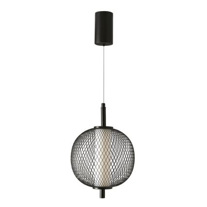 Suspension LED sur câble PUMA LED/10W/230V Ø 20 cm, noire