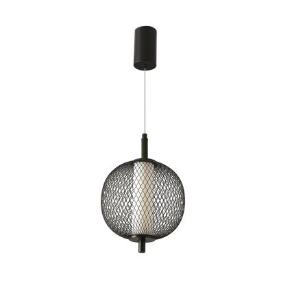 Suspension LED sur câble PUMA LED/10W/230V Ø 20 cm, noire
