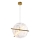 Suspension LED sur câble RELAX LED/15W/230V doré/blanc