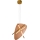 Suspension LED sur câble RELAX LED/15W/230V doré/brun fumé