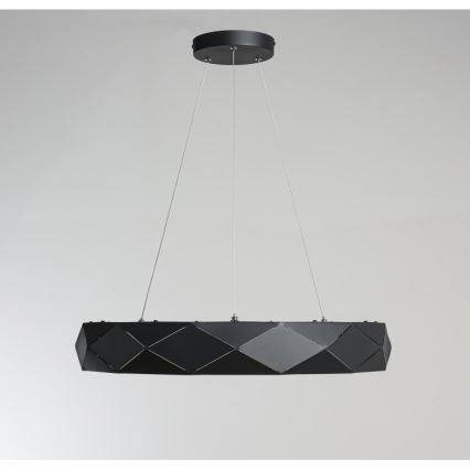 Suspension LED sur câble REUS LED/36W/230V 4000K Ø 61 cm noire