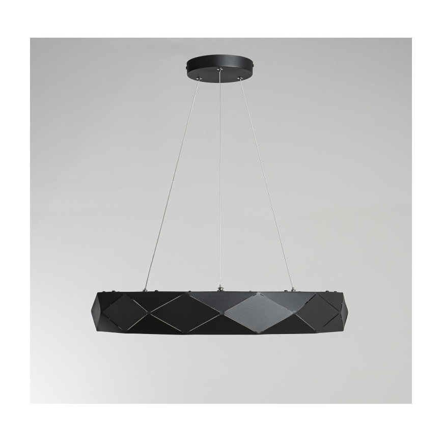 Suspension LED sur câble REUS LED/36W/230V 4000K Ø 61 cm noire