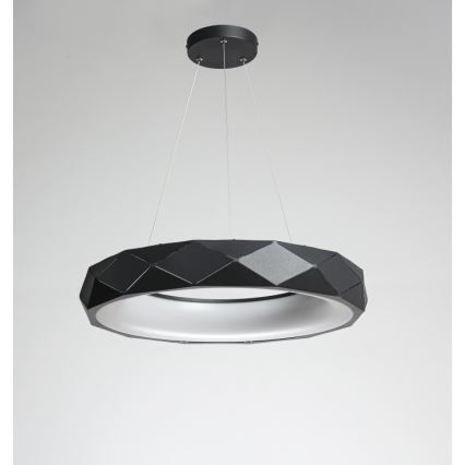 Suspension LED sur câble REUS LED/36W/230V 4000K Ø 61 cm noire