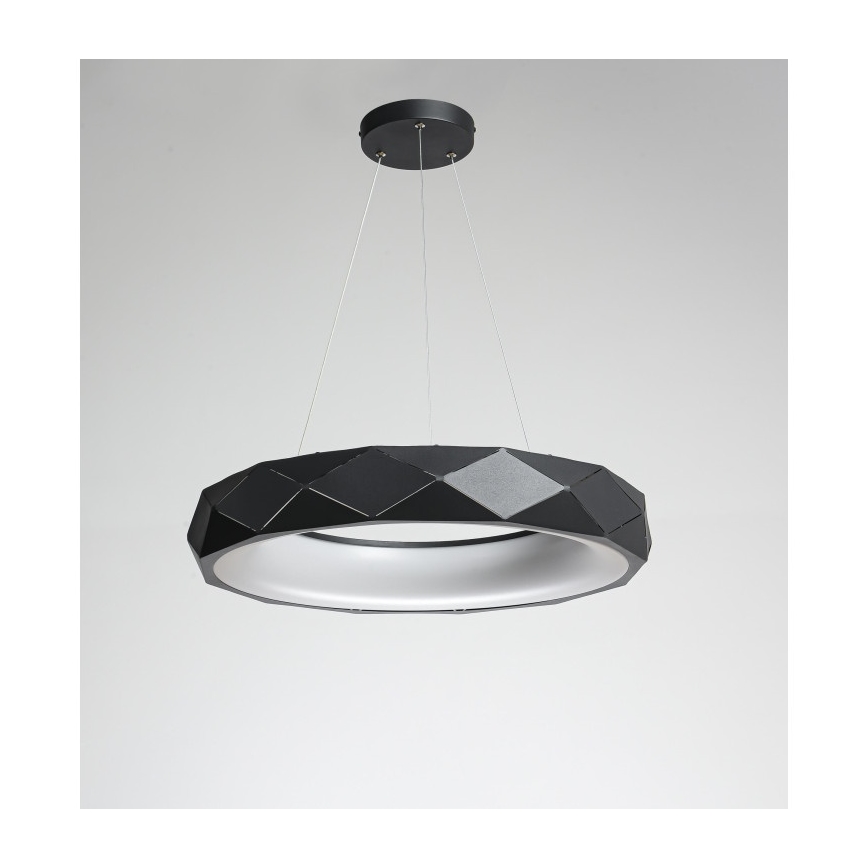Suspension LED sur câble REUS LED/36W/230V 4000K Ø 61 cm noire