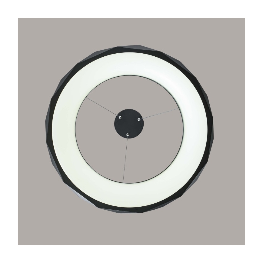 Suspension LED sur câble REUS LED/36W/230V 4000K Ø 61 cm noire