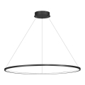 Suspension LED sur câble SATURNO LED/57W/230V Ø 100 cm IP44 noir
