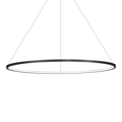 Suspension LED sur câble SATURNO LED/57W/230V Ø 100 cm IP44 noire