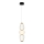 Suspension LED sur câble SHINY LED/17W/230V blanc/or