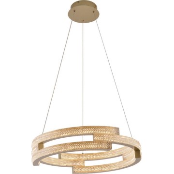 Suspension LED sur câble TARJA LED/36W/230V 3000/4000/6000K Ø 60 cm dorée