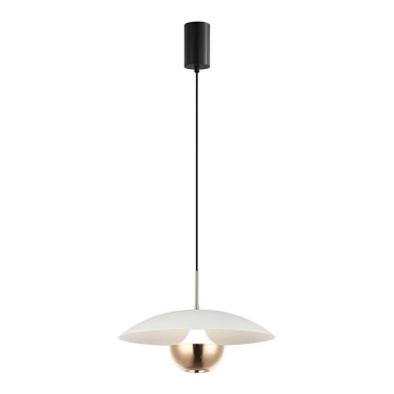 Suspension LED sur câble VALIA LED/9W/230V blanc/doré