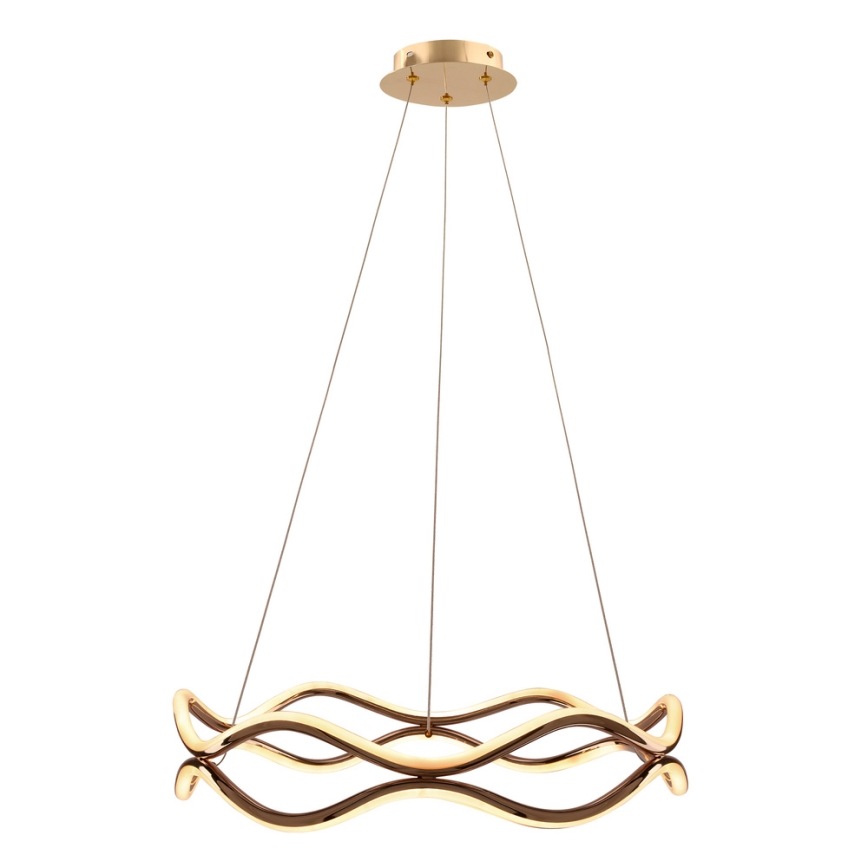 Suspension LED sur câble VAVE LED/28W/230V or rose